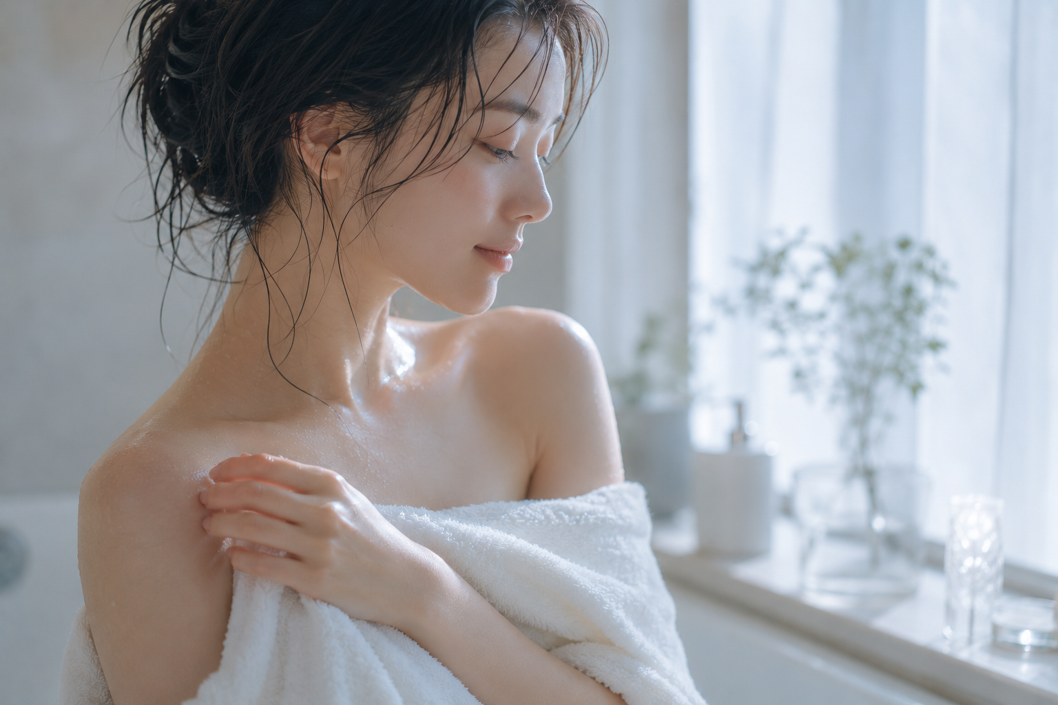 お風呂上がりの静かな時間