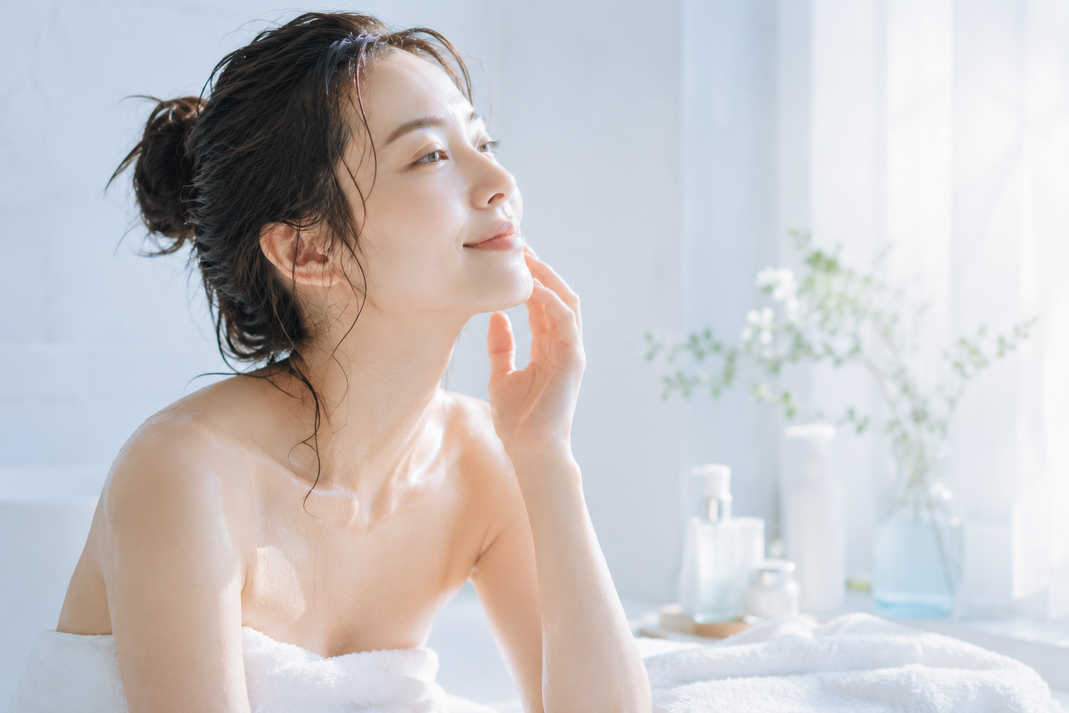 お風呂上がりの静かな時間